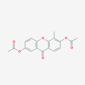 5-Methyl-9-oxo-9H-xanthene-2,6-diyl diacetate