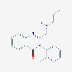 3-(2-Methylphenyl)-2-[(propylamino)methyl]quinazolin-4(3H)-one