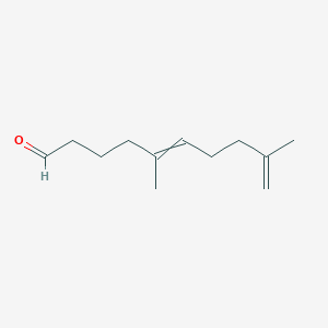 molecular formula C12H20O B14584452 5,9-Dimethyldeca-5,9-dienal CAS No. 61195-31-1