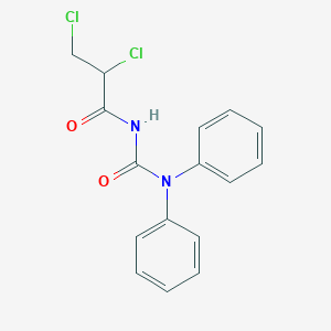 molecular formula C16H14Cl2N2O2 B14584474 2,3-Dichloro-N-(diphenylcarbamoyl)propanamide CAS No. 61439-34-7