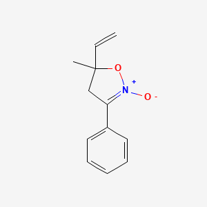 5-Ethenyl-5-methyl-2-oxo-3-phenyl-4,5-dihydro-1,2lambda~5~-oxazole