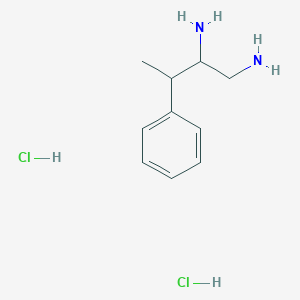 molecular formula C10H18Cl2N2 B1458454 3-苯基丁烷-1,2-二胺二盐酸盐 CAS No. 1803583-93-8