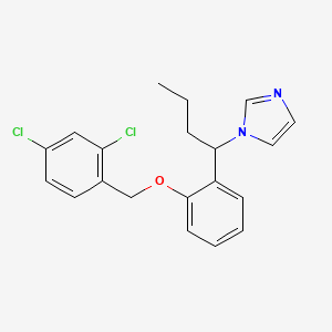 1-(1-{2-[(2,4-Dichlorophenyl)methoxy]phenyl}butyl)-1H-imidazole