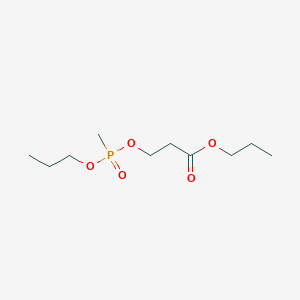 Propyl 3-{[methyl(propoxy)phosphoryl]oxy}propanoate