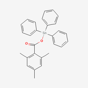 molecular formula C28H26O2Sn B14584593 Triphenyl[(2,4,6-trimethylbenzoyl)oxy]stannane CAS No. 61057-38-3