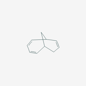 molecular formula C10H12 B14584604 Bicyclo[4.3.1]deca-2,4,7-triene CAS No. 61096-24-0