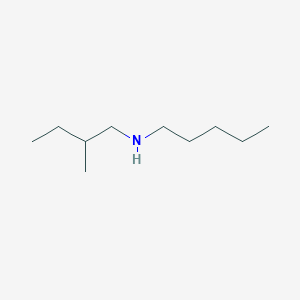 molecular formula C10H23N B14584606 N-(2-Methylbutyl)pentan-1-amine CAS No. 61361-18-0