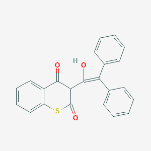 3-(1-Hydroxy-2,2-diphenylethenyl)-2H-1-benzothiopyran-2,4(3H)-dione