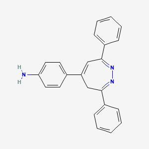 4-(3,7-Diphenyl-4H-1,2-diazepin-5-yl)aniline