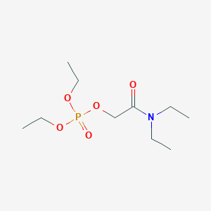 molecular formula C10H22NO5P B14584659 2-(Diethylamino)-2-oxoethyl diethyl phosphate CAS No. 61131-13-3