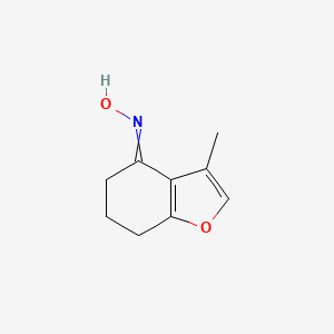 N-(3-Methyl-6,7-dihydro-1-benzofuran-4(5H)-ylidene)hydroxylamine