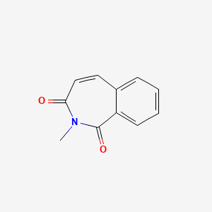 molecular formula C11H9NO2 B14584724 2-Methyl-1H-2-benzazepine-1,3(2H)-dione CAS No. 61598-45-6