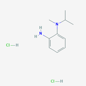 molecular formula C10H18Cl2N2 B1458477 N1-methyl-N1-(propan-2-yl)benzene-1,2-diamine dihydrochloride CAS No. 1803588-75-1