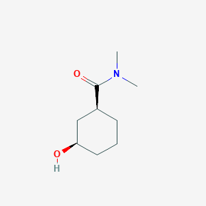 (1S,3R)-3-Hydroxy-N,N-dimethylcyclohexane-1-carboxamide