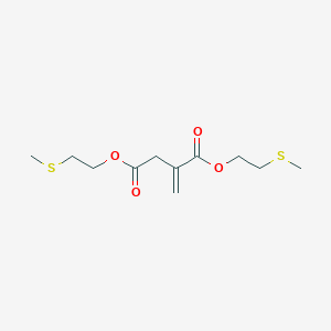 Bis[2-(methylsulfanyl)ethyl] 2-methylidenebutanedioate