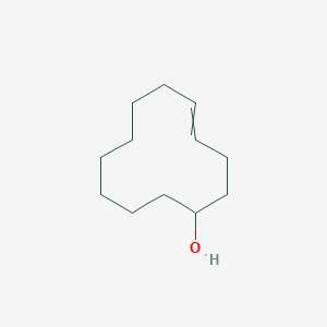 molecular formula C12H22O B14584821 Cyclododec-4-en-1-ol CAS No. 61537-73-3