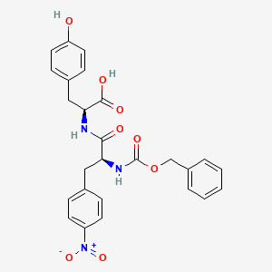 N-[(Benzyloxy)carbonyl]-4-nitro-L-phenylalanyl-L-tyrosine