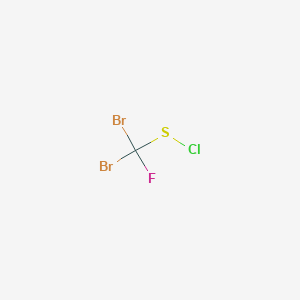 Dibromo(chlorosulfanyl)fluoromethane