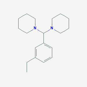 1,1'-[(3-Ethylphenyl)methylene]dipiperidine