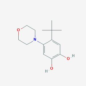 1,2-Benzenediol, 4-(1,1-dimethylethyl)-5-(4-morpholinyl)-