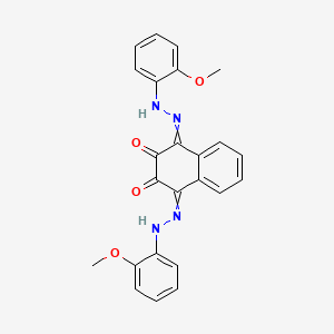 1,4-Bis[2-(2-methoxyphenyl)hydrazinylidene]-1,4-dihydronaphthalene-2,3-dione