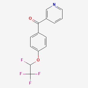 (Pyridin-3-yl)[4-(1,2,2,2-tetrafluoroethoxy)phenyl]methanone