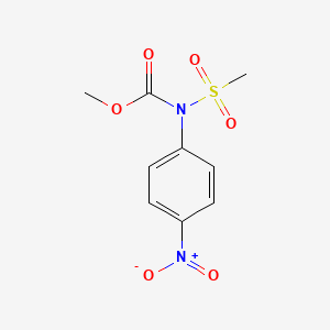 Methyl (methanesulfonyl)(4-nitrophenyl)carbamate