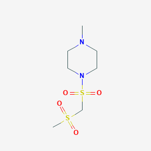 1-[(Methanesulfonyl)methanesulfonyl]-4-methylpiperazine