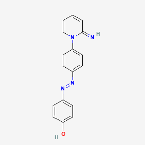 4-{2-[4-(2-Iminopyridin-1(2H)-yl)phenyl]hydrazinylidene}cyclohexa-2,5-dien-1-one