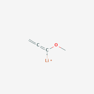 molecular formula C4H5LiO B14585191 Lithium, (1-methoxy-1,2-propadienyl)- CAS No. 61186-66-1