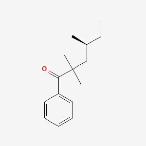 (4S)-2,2,4-trimethyl-1-phenylhexan-1-one