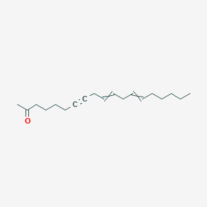 molecular formula C19H30O B14585224 Nonadeca-10,13-dien-7-YN-2-one CAS No. 61481-32-1