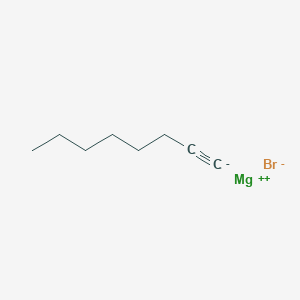 molecular formula C8H13BrMg B14585233 Magnesium, bromo-1-octynyl- CAS No. 61307-39-9