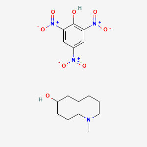 1-Methylazecan-5-ol--2,4,6-trinitrophenol (1/1)