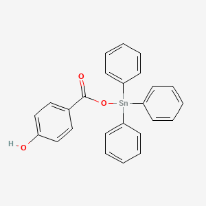 4-{[(Triphenylstannyl)oxy]carbonyl}phenol