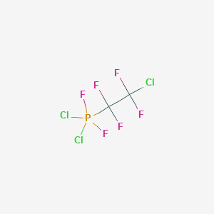 Dichloro(2-chloro-1,1,2,2-tetrafluoroethyl)difluoro-lambda~5~-phosphane