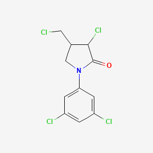 3-Chloro-4-(chloromethyl)-1-(3,5-dichlorophenyl)pyrrolidin-2-one