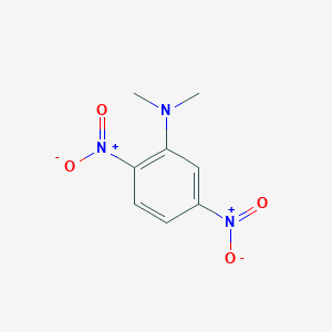 molecular formula C8H9N3O4 B14585396 Benzenamine, N,N-dimethyl-2,5-dinitro- CAS No. 61149-61-9