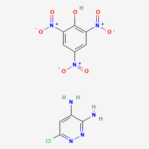 2,4,6-Trinitrophenol--6-chloropyridazine-3,4-diamine (1/1)