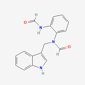 N-[2-[formyl(1H-indol-3-ylmethyl)amino]phenyl]formamide