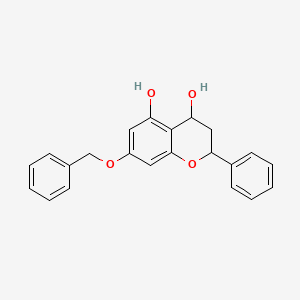 7-(Benzyloxy)-2-phenyl-3,4-dihydro-2H-1-benzopyran-4,5-diol