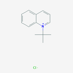 molecular formula C13H16ClN B14585495 1-tert-Butylquinolin-1-ium chloride CAS No. 61611-54-9