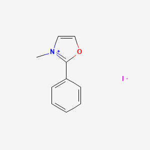 3-Methyl-2-phenyl-1,3-oxazol-3-ium iodide