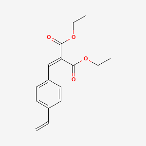 Diethyl [(4-ethenylphenyl)methylidene]propanedioate