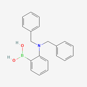 molecular formula C20H20BNO2 B1458552 (2-(Dibenzylamino)phenyl)boronic acid CAS No. 1704069-20-4