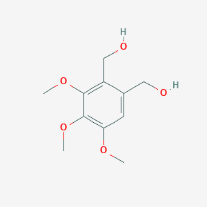 molecular formula C11H16O5 B14585545 (3,4,5-Trimethoxy-1,2-phenylene)dimethanol CAS No. 61052-39-9