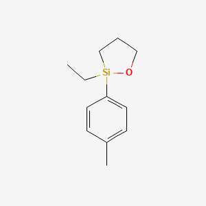 2-Ethyl-2-(4-methylphenyl)-1,2-oxasilolane