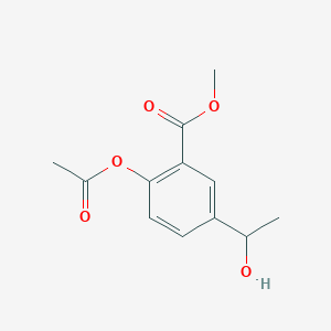 Methyl 2-(acetyloxy)-5-(1-hydroxyethyl)benzoate