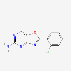 2-(2-Chlorophenyl)-7-methyl[1,3]oxazolo[4,5-d]pyrimidin-5-amine