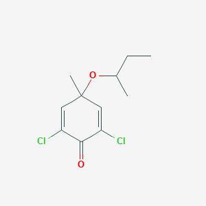 4-[(Butan-2-yl)oxy]-2,6-dichloro-4-methylcyclohexa-2,5-dien-1-one